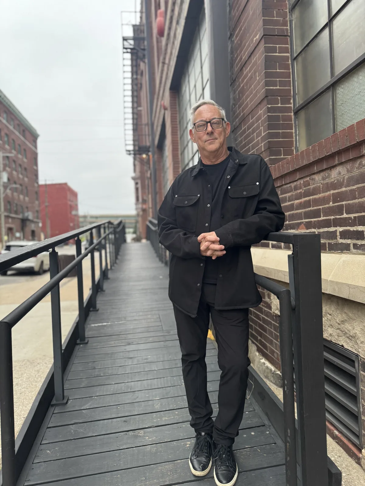 Todd Meisler, founder of ZD Design, outside the studio